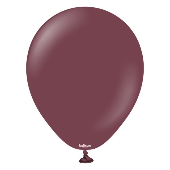 Kalisan latex lufi, burgundi, 45cm, 25 db-os készlet