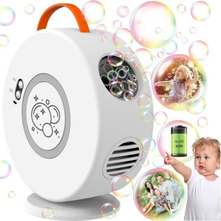 LIGHT4ME BF1 машина за балончета, бяла