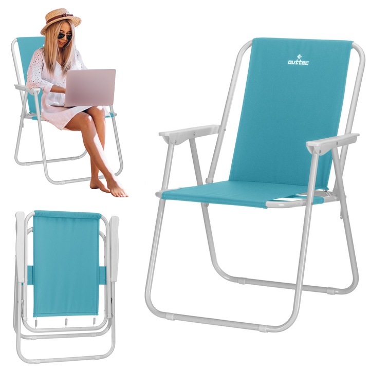 Scaun turistic, Outtec, 76x52x52cm, 1.8kg, inaltime sezut 37cm