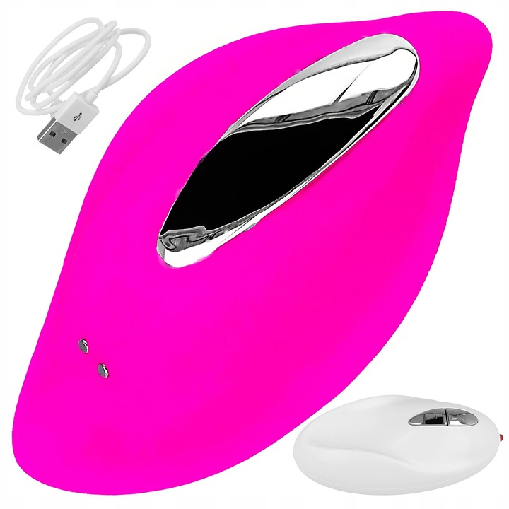 Vibrációs bugyi, Lelex, Távirányító, 13 rezgési mód, Lila