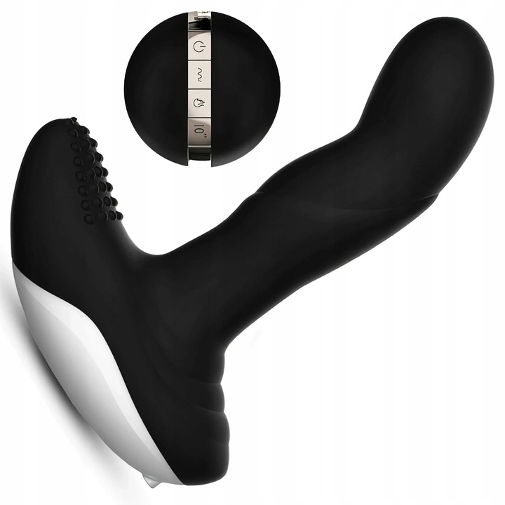 Anális vibrátor prosztatára, Lelex, 7 funkció, fűtés, 12.5x3cm