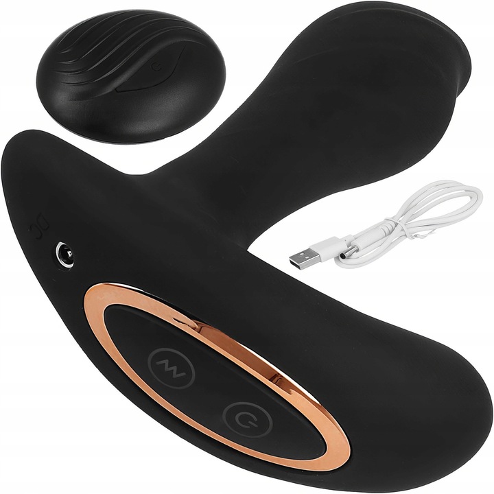 Prosztata vibrátor, Lelex, 20 rezgési mód, fűtés, 11x3,5 cm