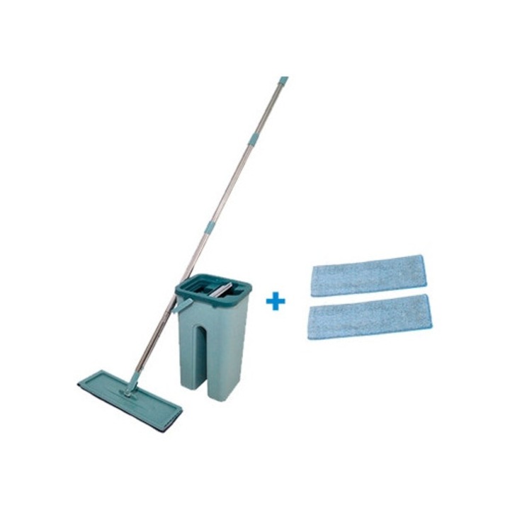 Mop plat Easy, galeata de curatare, set curatenie