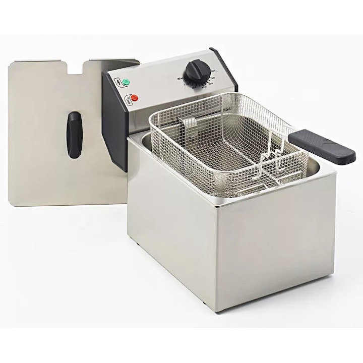 Friteuza G3Ferrari 3,5L, neagră, 1500W, control tactil, ușor de curățat