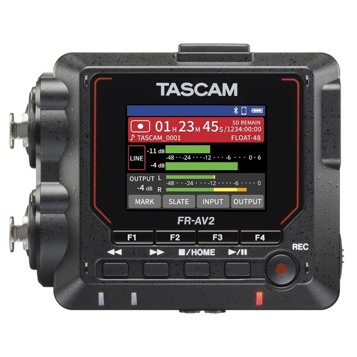 Преносим аудио рекордер, Tascam FR-AV2, черен