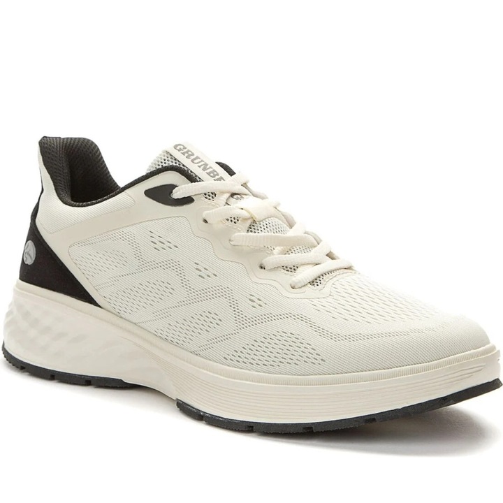 Pantofi sport, Grunberg, casual, alb, textil