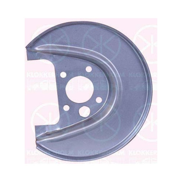 Fröccsenő panel, féktárcsa KLOKKERHOLM 9523878