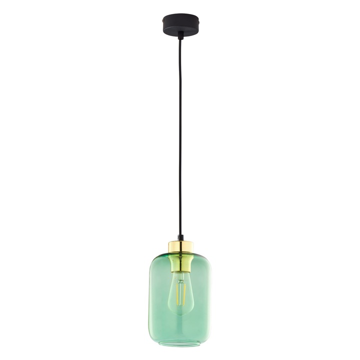 Lustra TK-Lighting MARCO GREEN, 1 sursa de lumina, culoare verde, dimensiuni variate
