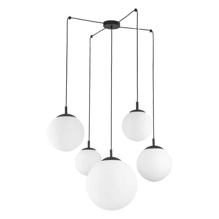 Lustra ESME, TK-Lighting, 5 brate, grafit