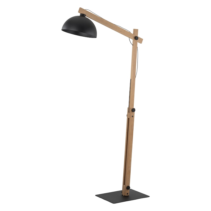 Lampadar OSLO, TK-Lighting, maro/negru