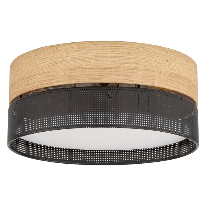 Lusta TK-Lighting, colectia Nicol, 4 surse de iluminat, negru, set