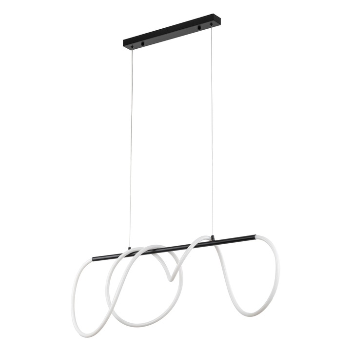 Lustra FLEXI LED, TK-Lighting, negru, 45W, 2 dimensiuni