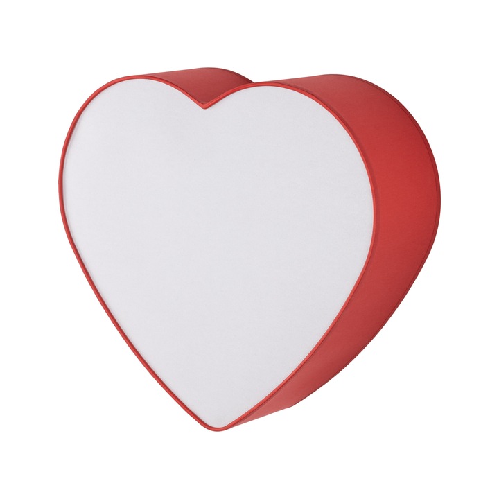 Стенна лампа във формата на сърце, TK-Lighting, червена