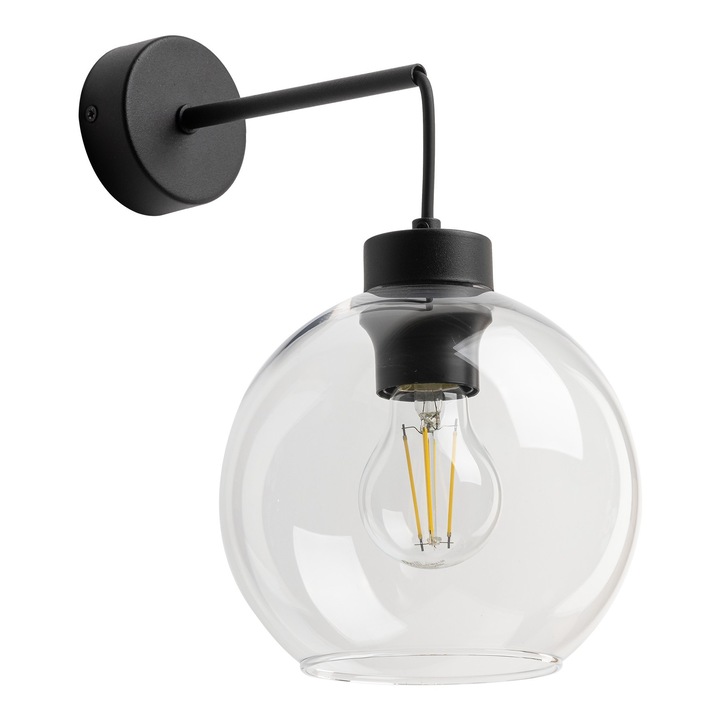 Aplica TK-Lighting CUBUS transparenta, 1 abajur, 30cm, reglabila