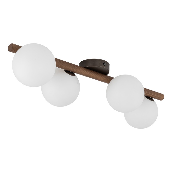 Таванна лампа, TK-Lighting, орехово дърво