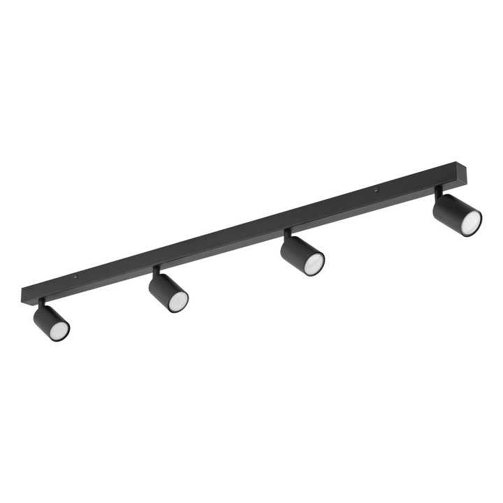 Plafoniera TK-Lighting, negru, 4xGU10, ajustabila