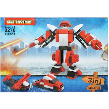 Cuburi constructii plastic IMK 137 piese Cuburi constructii plastic IMK 137 piese