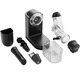 Storcator de fructe si legume prin presare la rece PHILIPS Viva Collection HR1889/70, 150W, tub de alimentare XL de 70mm, Recipient suc 1 l, Recipient pulpa 0.75 l, Tehnologie QuickClean, Negru