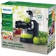 Storcator de fructe si legume prin presare la rece PHILIPS Viva Collection HR1889/70, 150W, tub de alimentare XL de 70mm, Recipient suc 1 l, Recipient pulpa 0.75 l, Tehnologie QuickClean, Negru