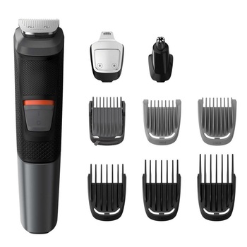 Kit de ingrijire 9 in 1 Philips Multigroom MG5720/15, fara fir, Rezistent la apa, Tehnologie DualCut, 6 piepteni, Negru Kit de ingrijire 9 in 1 Philips Multigroom MG5720/15, fara fir, Rezistent la apa, Tehnologie DualCut, 6 piepteni, Negru