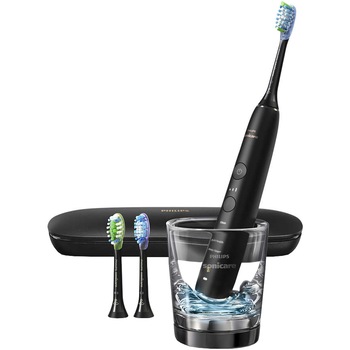 Periuta de dinti electrica Philips Sonicare DiamondClean Smart HX9903/13, 4 moduri, 3 setari de intensitate, Aplicatia Connected brushing, 3 capate de periere, Negru Periuta de dinti electrica Philips Sonicare DiamondClean Smart HX9903/13, 4 moduri, 3 setari de intensitate, Aplicatia Connected brushing, 3 capate de periere, Negru