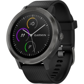 Ceas smartwatch Garmin Vivoactive 3, HR, GPS, Slate, Silicone Black Ceas smartwatch Garmin Vivoactive 3, HR, GPS, Slate, Silicone Black