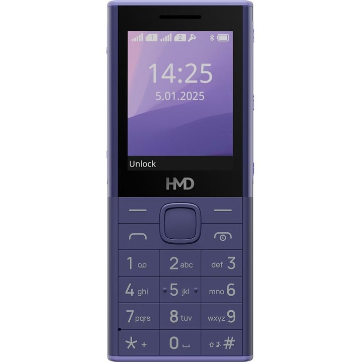 Смартфон HMD 150 Music, 8MB, 8MB, Purple