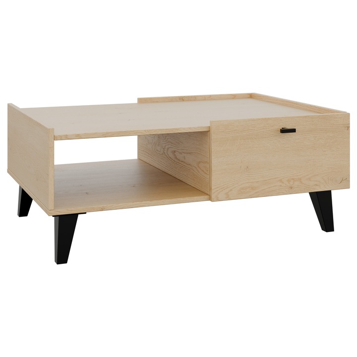 Masuta pentru cafea Cleurion 1SZ, MIRJAN 24, stejar cremona, 70x100x40 cm