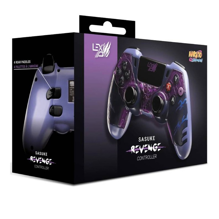 LEXIP Sasuke Контролер, Design By Tsume Naruto Shippuden, за Nintendo Switch, PC