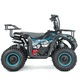 Mini atv XTR M9, roti 6inch, 50cc, 2 timpi, pornire la sfoara, culoare negru/albastru