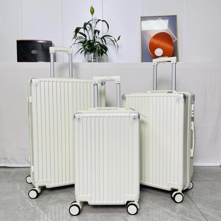 Set de Valize, Trolere AT PERFORMANCE®, de Calatorie 3in1, alb