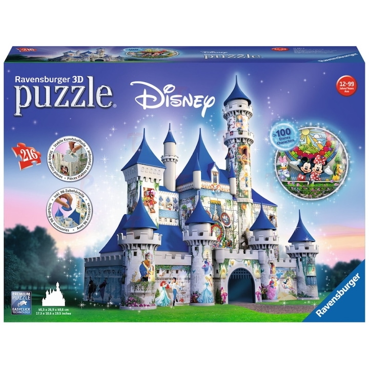 Ravensburger - Disney kastély 216 darabos puzzle