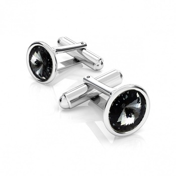 Butoni Argint.925, Butoni Crystals Night 12mm + Laveta profesionala pentru curatat bijuteriile din argint (Butoni Camasa Criando Bijoux) Butoni Argint.925, Butoni Crystals Night 12mm + Laveta profesionala pentru curatat bijuteriile din argint (Butoni Camasa Criando Bijoux)