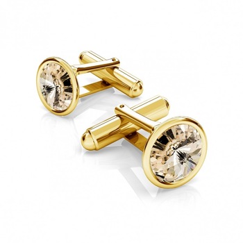 Butoni Argint.925 placati cu Aur 24k, Butoni Light Silk 12mm + CADOU Laveta profesionala pentru curatat bijuteriile din argint (Butoni Camasa Criando Bijoux) Butoni Argint.925 placati cu Aur 24k, Butoni Light Silk 12mm + CADOU Laveta profesionala pentru curatat bijuteriile din argint (Butoni Camasa Criando Bijoux)