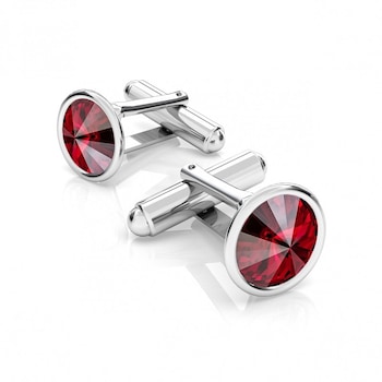 Butoni Argint.925, Butoni Crystals Siam 12mm + CADOU Laveta profesionala pentru curatat bijuteriile din argint (Butoni Camasa Criando Bijoux) Butoni Argint.925, Butoni Crystals Siam 12mm + CADOU Laveta profesionala pentru curatat bijuteriile din argint (Butoni Camasa Criando Bijoux)