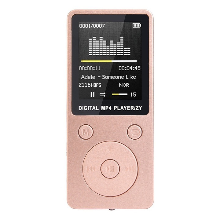 Player muzical MP3 MP4 mat de 1, 8 inch, recorder FM