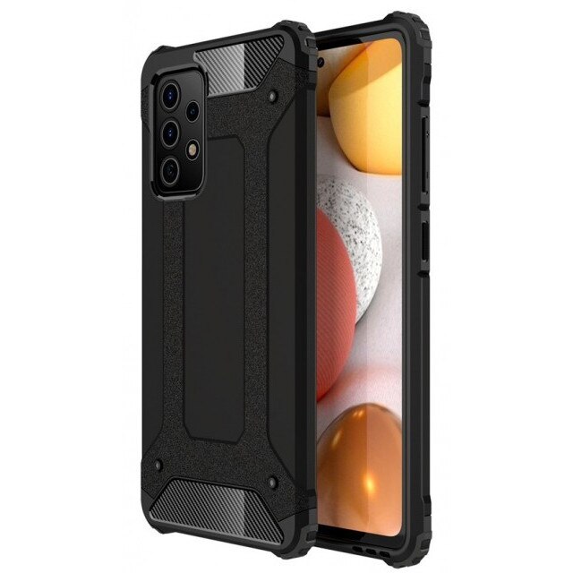 Husa Spate Upzz Armor Compatibila Cu Samsung Galaxy A13 4g, Ultra Rezistenta, Negru