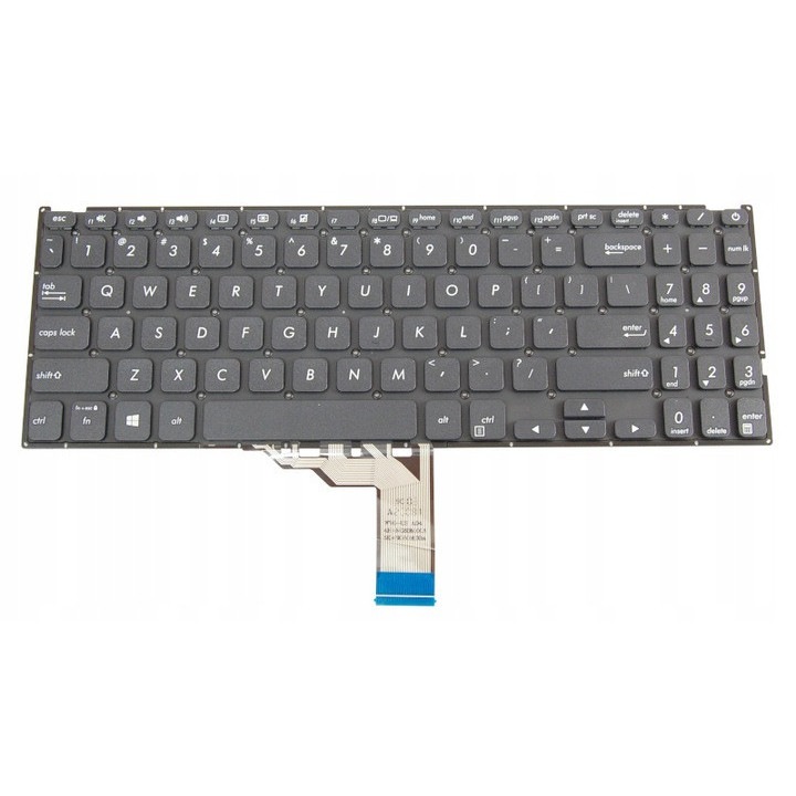Премиум клавиатура за лаптоп, съвместима с ASUS Vivobook F512 Y5200FB V5000 X512DK X512J X512JA X512D X512DA X512JP
