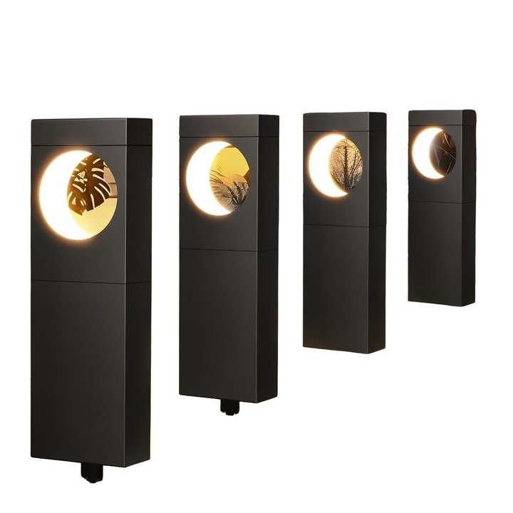 Lampa solara de exterior cu senzor de lumina, panou de incarcare, baterie rezistenta 3.7 V NiMH, lumina Warm WhiteLLED 3000K