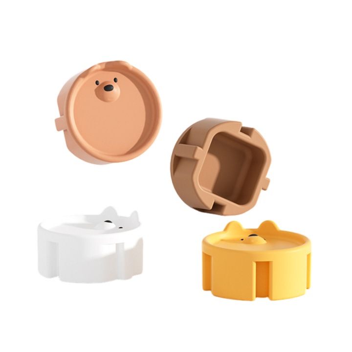 Set de 4 protectii pentru prize, TREXORA, siguranta copii, montare usoara, multicolor