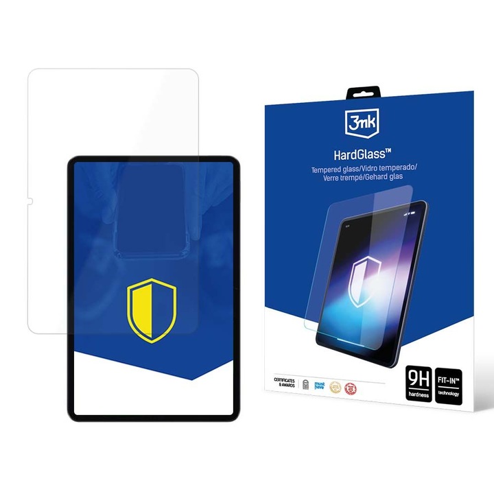 Folie de protectie tableta 3mk HardGlass 11'' pentru Xiaomi Pad 6/6 Pro, 9H, transparent, set 1x