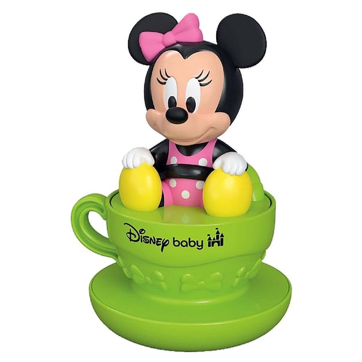 Въртяща се фигурка на Disney Minnie Bow върху чаша за чай Clementoni