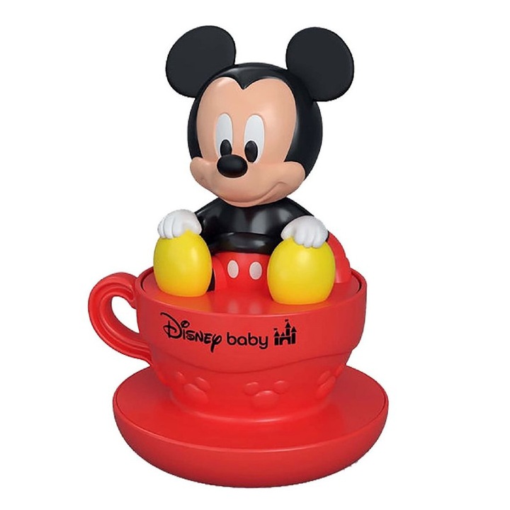 Disney Mickey Rest въртяща се фигурка върху чаша за чай Clementoni