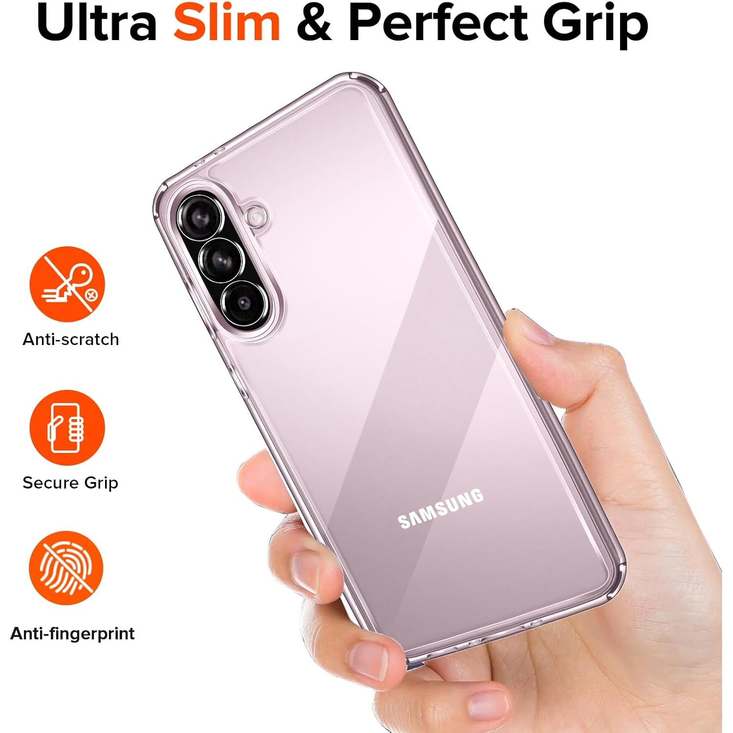 Husa Anti soc, transparenta compatibila cu Samsung Galaxy A36 5G