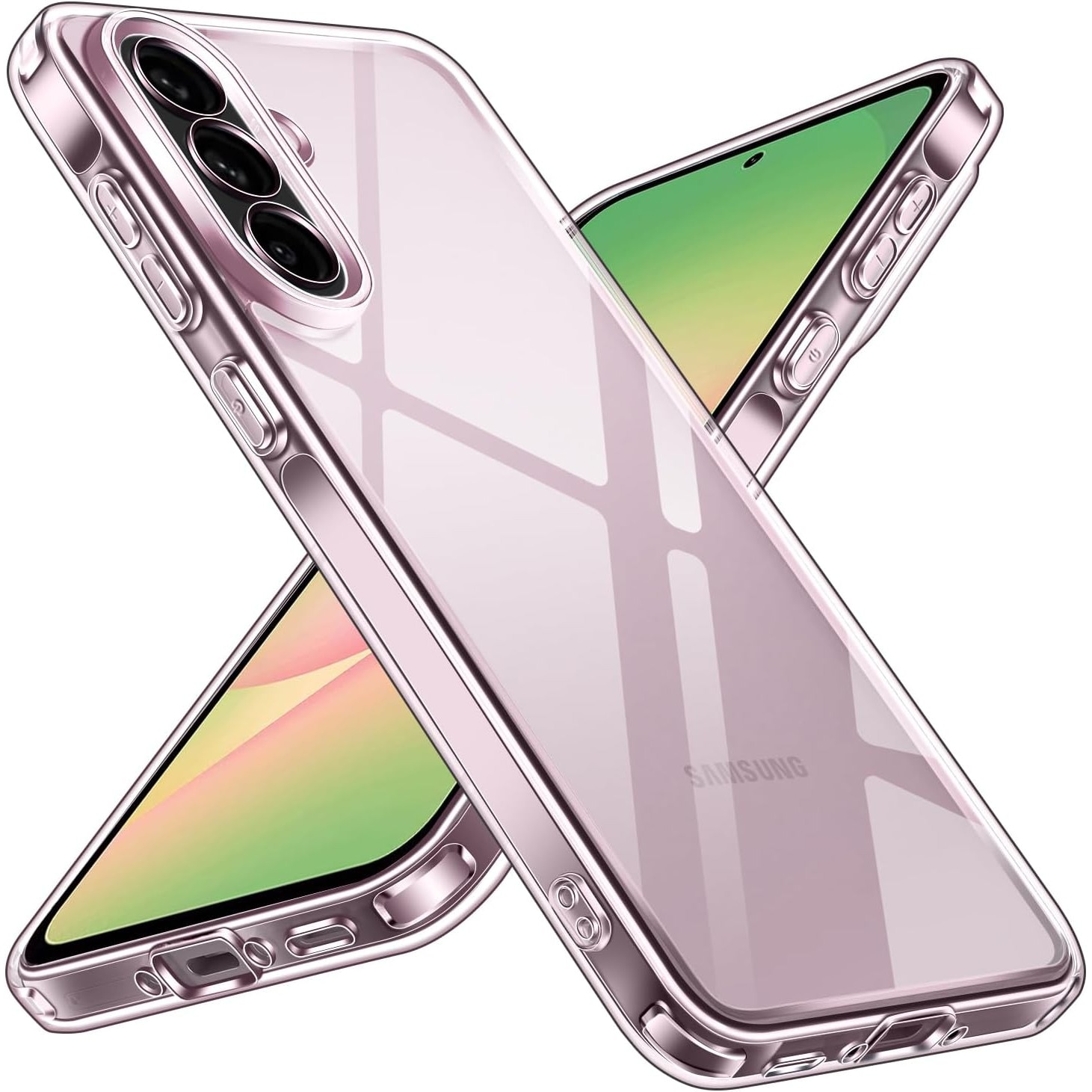 Husa Anti soc, transparenta compatibila cu Samsung Galaxy A36 5G