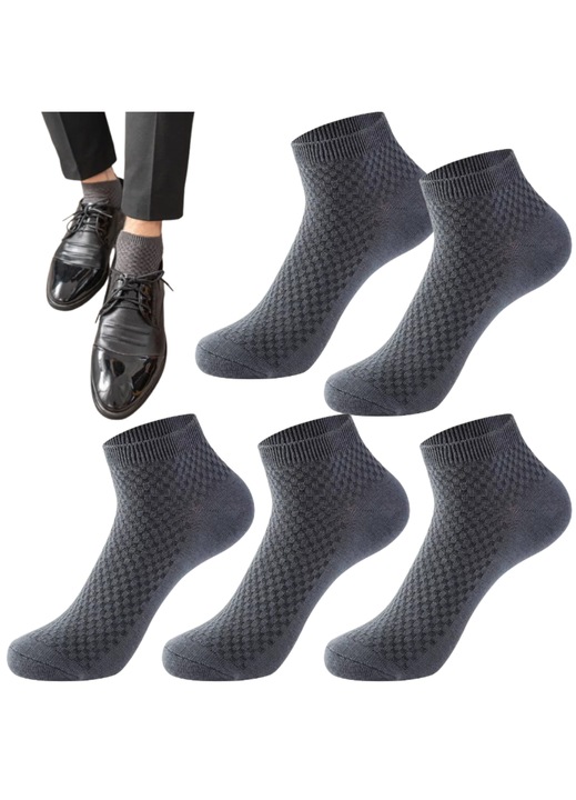 5 pár rövid férfi zokni készlet, Wegner, gránát, 38-42