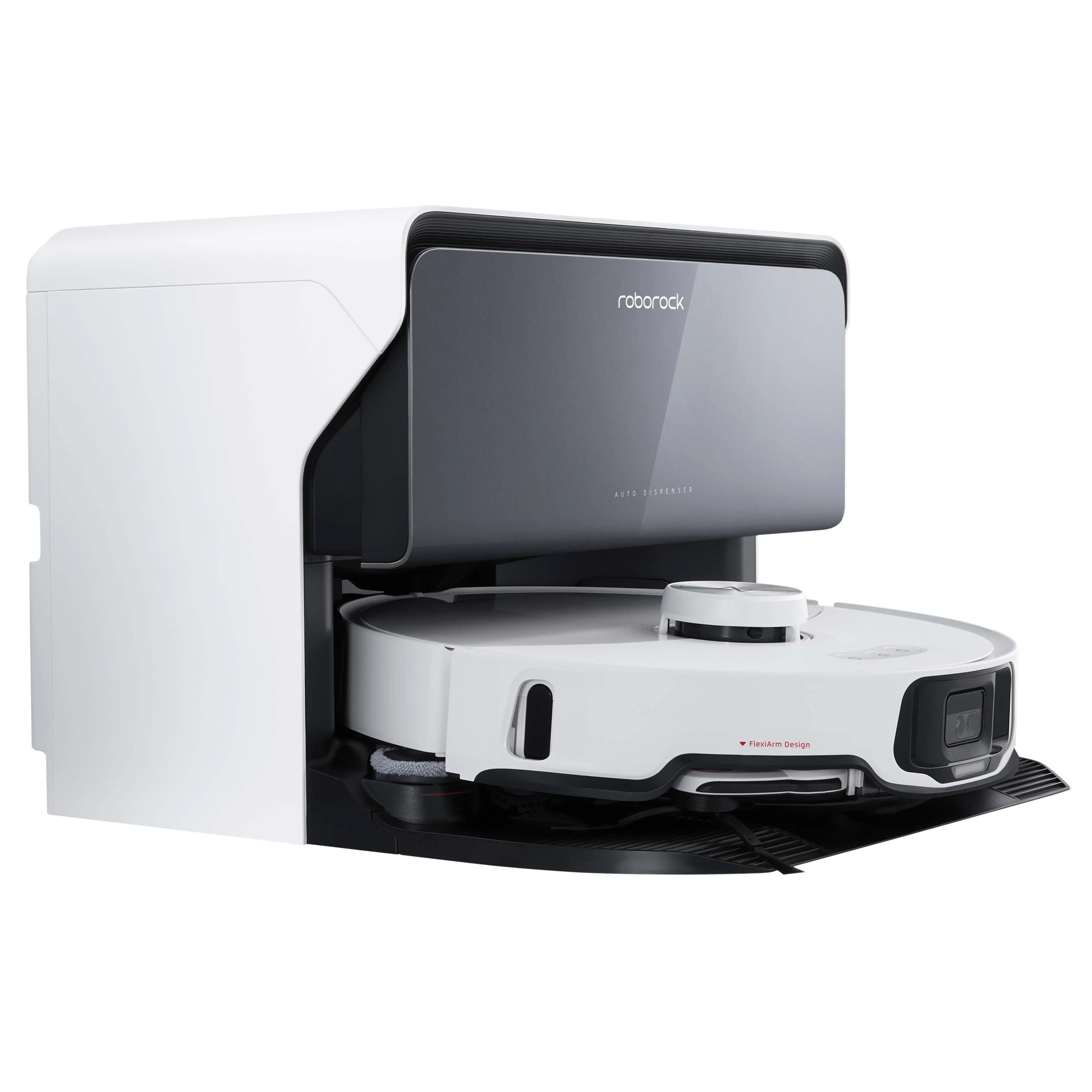 Robot de curatat Roborock S8 MaxV Functie ultra mopping Statie de curatare Cartografiere camera 67dB