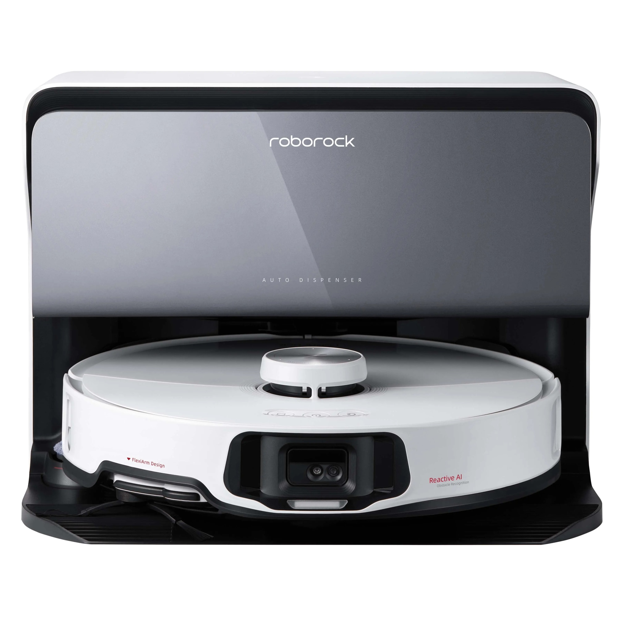 Robot de curatat Roborock S8 MaxV Functie ultra mopping Statie de curatare Cartografiere camera 67dB
