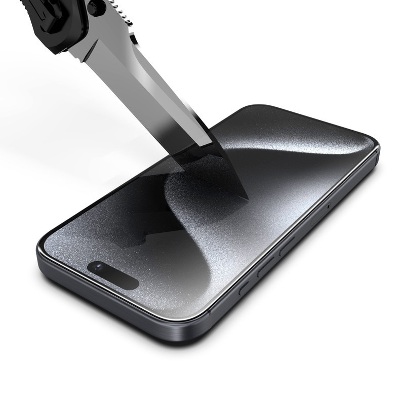 Folie de protectie din sticla temperata, transparenta, pentru iPhone 16 Pro, cu kit de aplicare rapida si functie de indepartare automata a prafului, sticla temperata 9H+, claritate Super HD, tratament electronic oleofob si anti-amprente