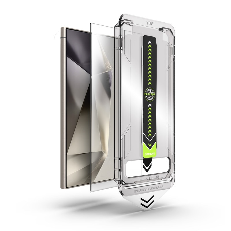 Folie de protectie din sticla temperata, transparenta, pentru Samsung Galaxy S25, cu kit de aplicare rapida si functie de indepartare automata a prafului, sticla temperata 9H+, claritate Super HD, tratament electronic oleofob si anti-amprente